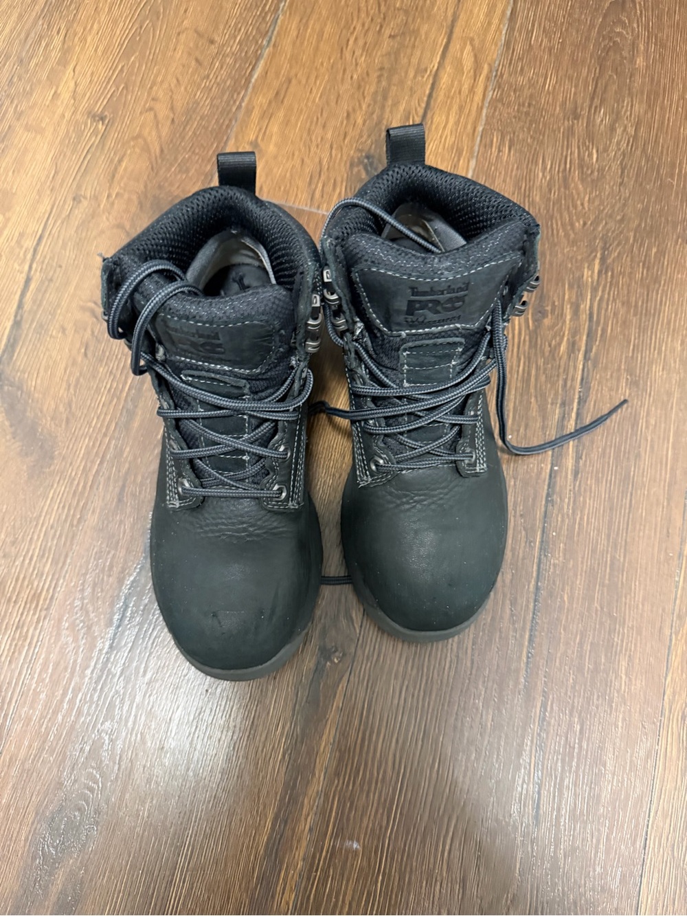 Timberland PRO Black and Orange Safety Shoes